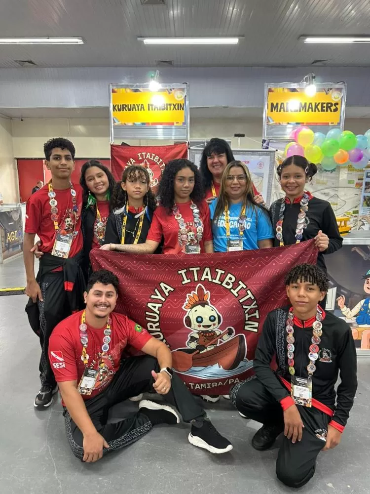 Equipe indígena e ribeirinha leva tecnologia e ancestralidade ao Festival SESI de Educação