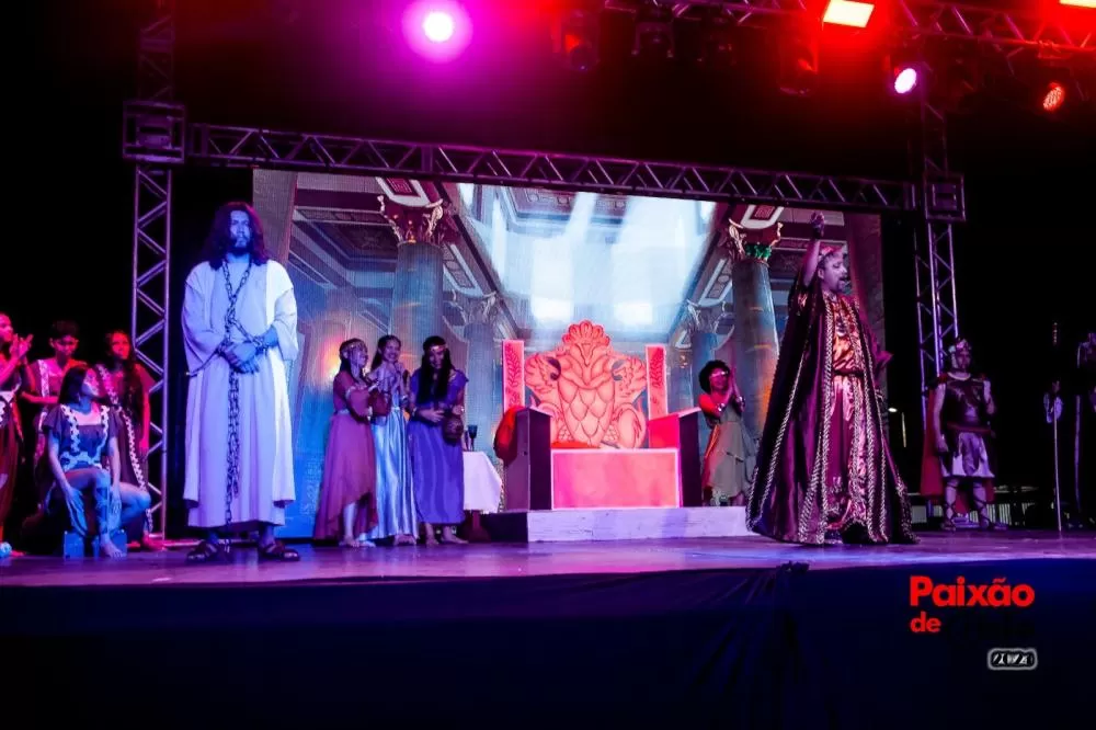 Espetáculo Paixão de Cristo será apresentado nesta Sexta-feira Santa na Praça Tiradentes, em Santarém
