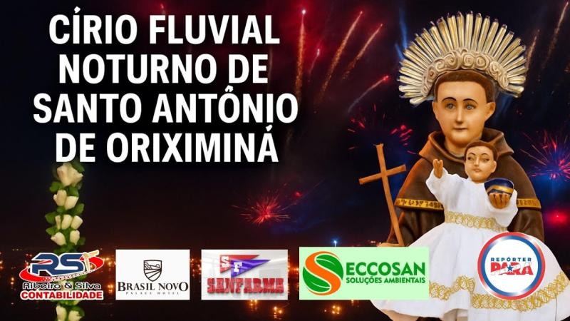 Santo Antônio e a fé que navega: o maior Círio Fluvial Noturno é em Oriximiná!